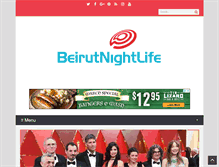 Tablet Screenshot of beirutnightlife.com